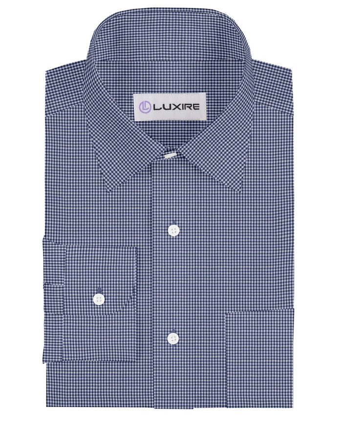 Prussian Blue Gingham Checks