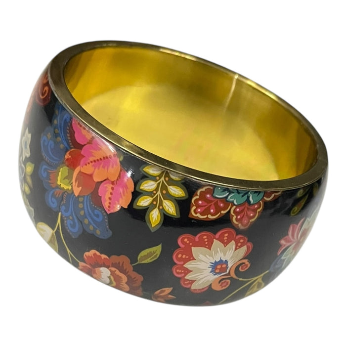 Pulsera Negro Flores Para Dama DESIGUAL