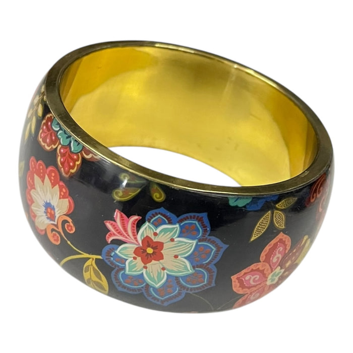 Pulsera Negro Flores Para Dama DESIGUAL