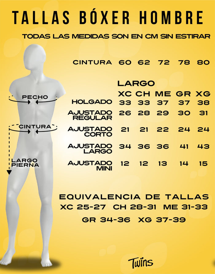 Ropa interior para caballero BIker-Rojo liso TWINS