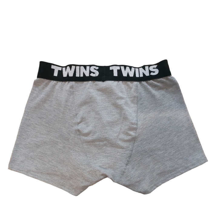 Ropa para caballero Biker-Gris liso TWINS