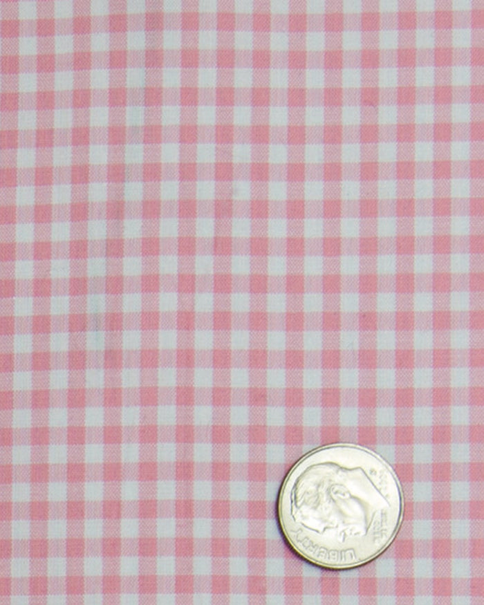 Rose Pink Light Gingham