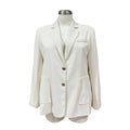 Saco Clásico Elegante Blanco Curvy LC