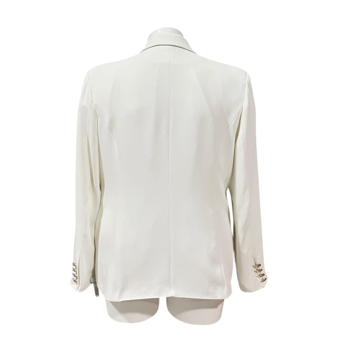 Saco Clásico Elegante Blanco Curvy LC