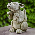 Scraps Cast Stone Garden Statue | Dragon Statue