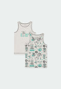 Set 2 piezas de playeras de tirantes niño BOBOLI