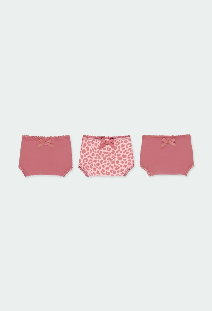 Set 3 Calzoncitos de punto para niña Gato BOBOLI