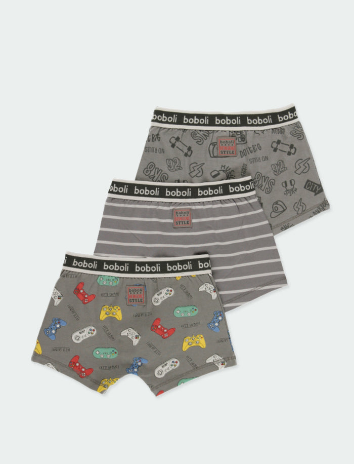 Set 3 Piezas de boxers niño BOBOLI