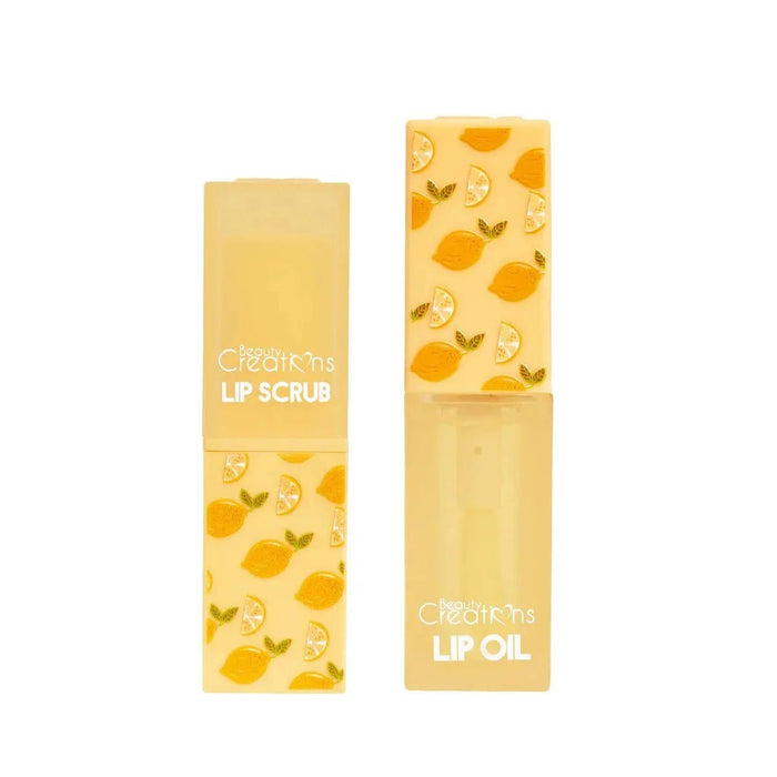 Set Dúo Exfoliante Y Aceite Humectante Para Labios BEAUTY CREATIONS
