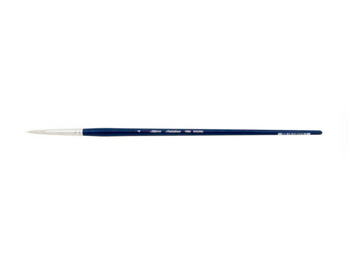 Silver Brush - Bristlon Stiff Synthetic Long Handle Brushes - Round 1900
