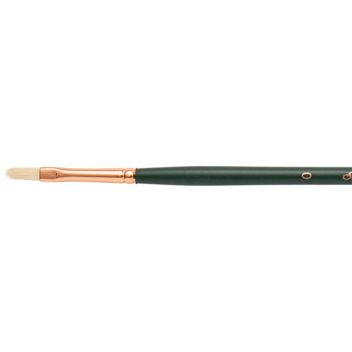 Silver Brush - Grand Prix Long Handle Hog Bristle Brushes - Filbert 1003