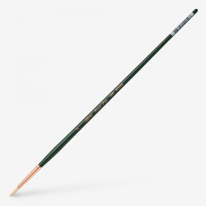 Silver Brush - Grand Prix Long Handle Hog Bristle Brushes - Round 1000