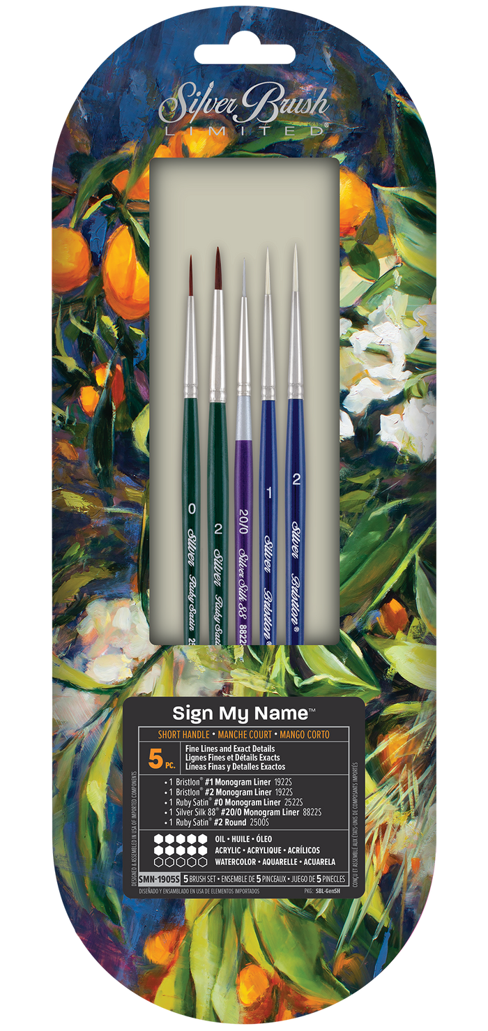 Silver Brush - Sign My Name 5pc Brush Set