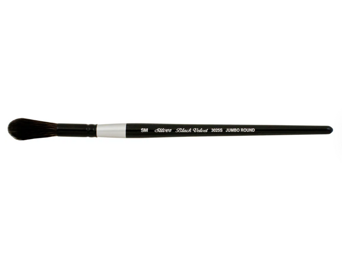 Silver Brush Black Velvet® Jumbo Round