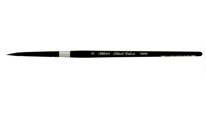Silver Brush Black Velvet® Round Brush