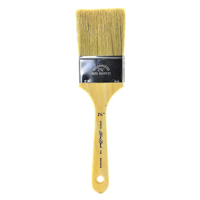 Silver Brush Bulletin Cutter 1414S White Bristle Varnish Brush
