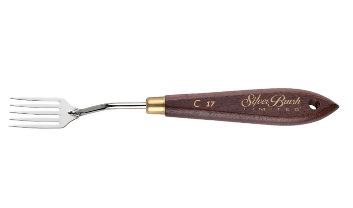 Silver Brush Palette Knife #C17