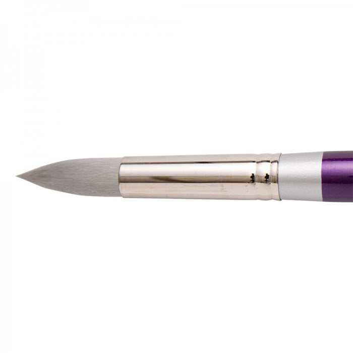 Silver Silk 88 Short Handle Brush – Jumbo Round 8800S-26 SH