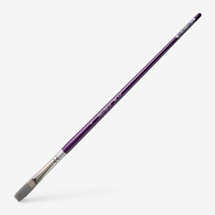 Silver Silk 88 Synthetic Long Handle Brush – Flat 8801