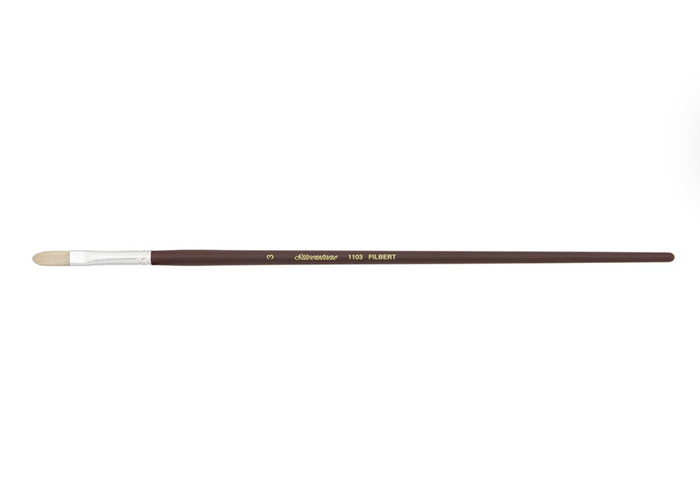 Silverstone Long Handle Brushes - Filbert 1103