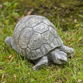 Small Turtle Cast Stone Garden Statue