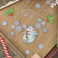 Snowflake dragon necklace