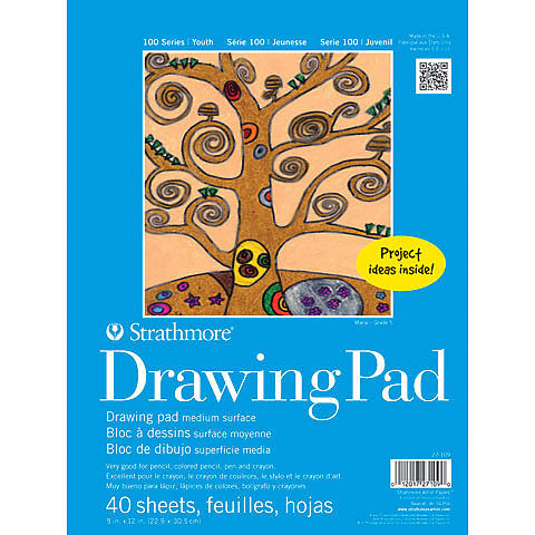Strathmore Kids Drawing Paper Pad, 9" x 12"