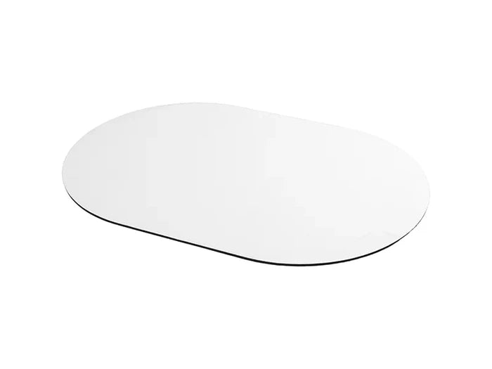Sublimation Black Rubber with Diatomaceous Earth Door Mat(Oval, 40*60cm)