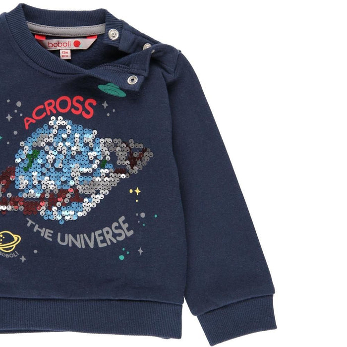 Sudadera “ACROSS THE UNIVERSE” niño BOBOLI