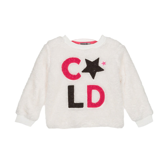 Sudadera "Cold" Niña Tela Tipo Borreguito Losan