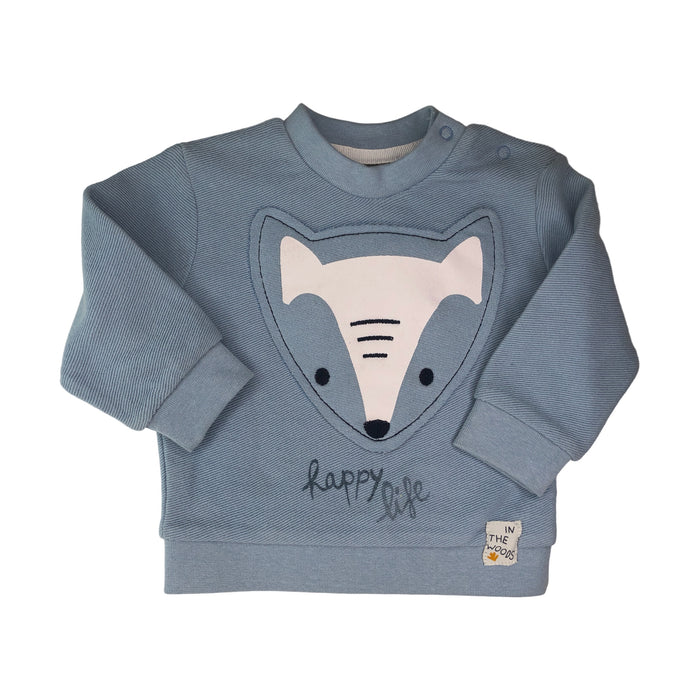Sudadera Con Parche De Animal Del Bosque Bebé Niño Losan