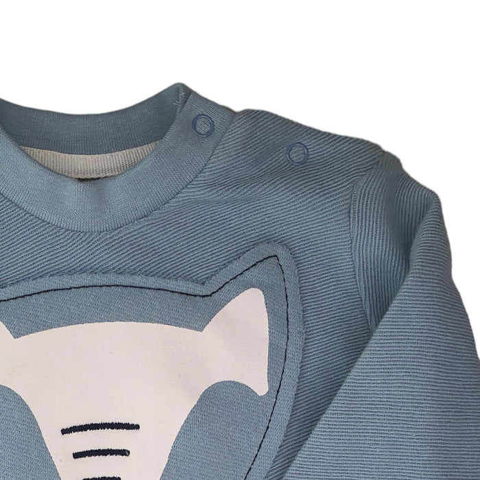 Sudadera Con Parche De Animal Del Bosque Bebé Niño Losan