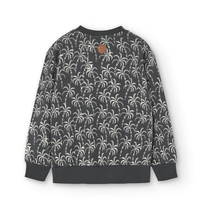 Sudadera De Felpa Estampado Palmeras Para Niño BOBOLI