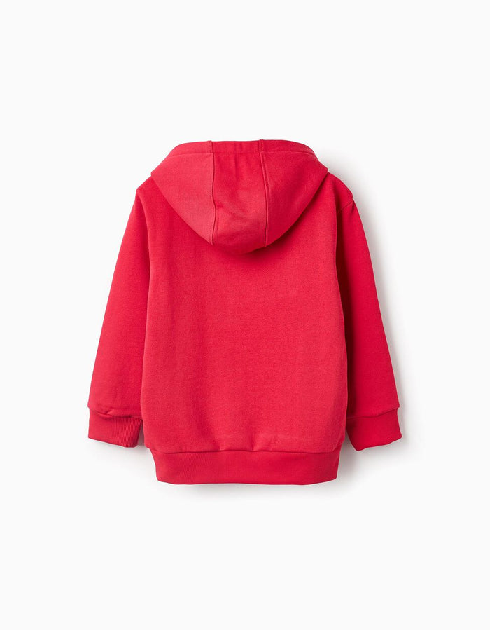 Sudadera Perchada Con Capucha Para Niño Color Rojo 'Zy Paris' ZIPPY