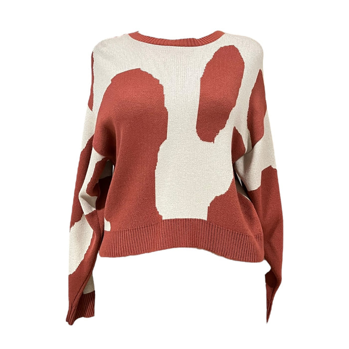 Suéter Estampado Vaquita Shedron Para Dama OM