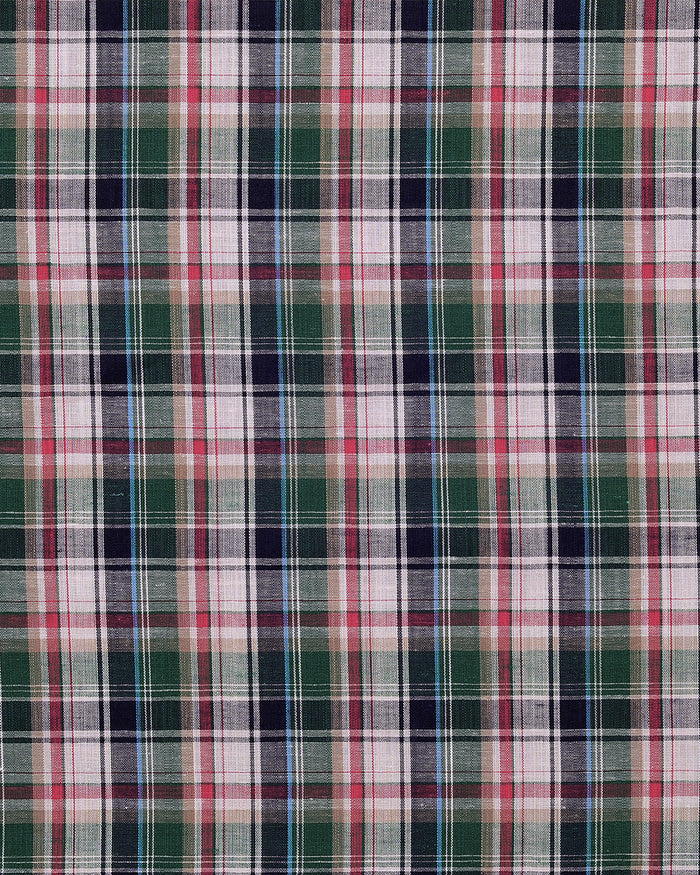 Summer: Red Green Navy White Madras