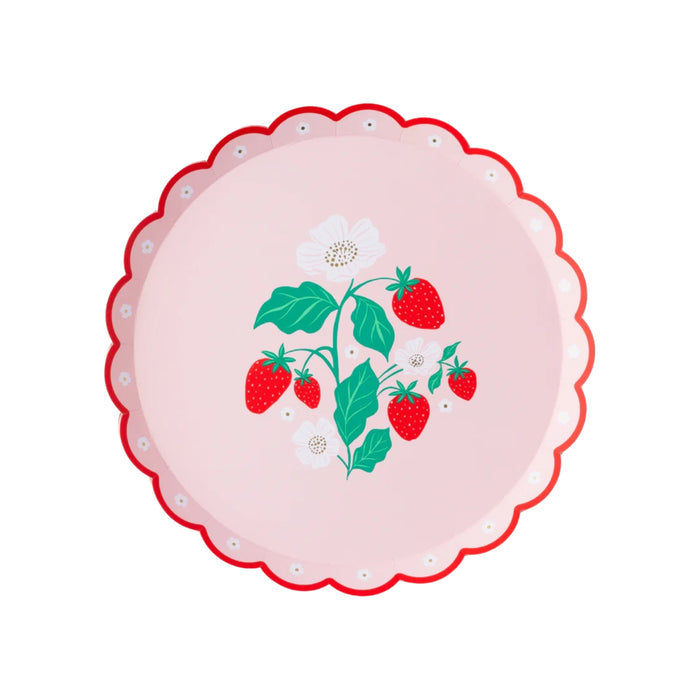 Sweet Strawberry Small Plates 8.5"