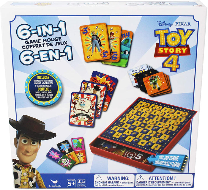 TABLERO DE JUEGOS 6 EN 1 TOY STORY 4