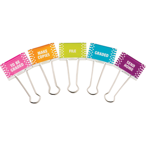Teacher Created Classroom Management Large Binder Clips (TCR 20690)