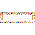 Teacher Created Confetti Flat Name Plates (TCR 5886)