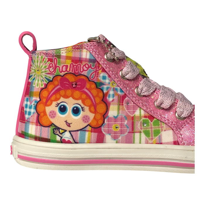 Tenis Bota Color Rosa Para Niña Distroller
