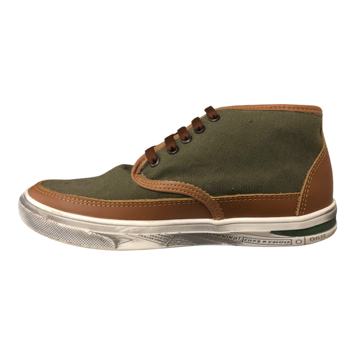 Tenis Bota Olivo/Camel Para Niño Mickey Calzado