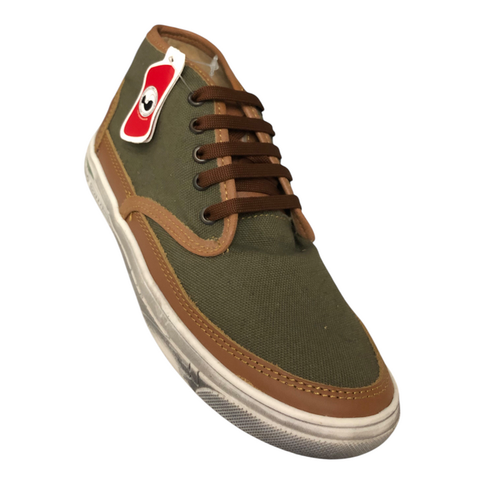 Tenis Bota Olivo/Camel Para Niño Mickey Calzado