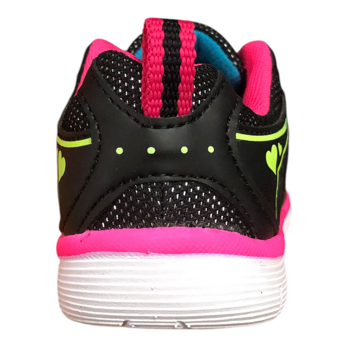 Tenis Deportivo Negro/FIUSHA Para Niña COURT
