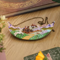 The Golden Hall acrylic necklace