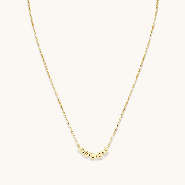 Tiny Words Trust Necklace