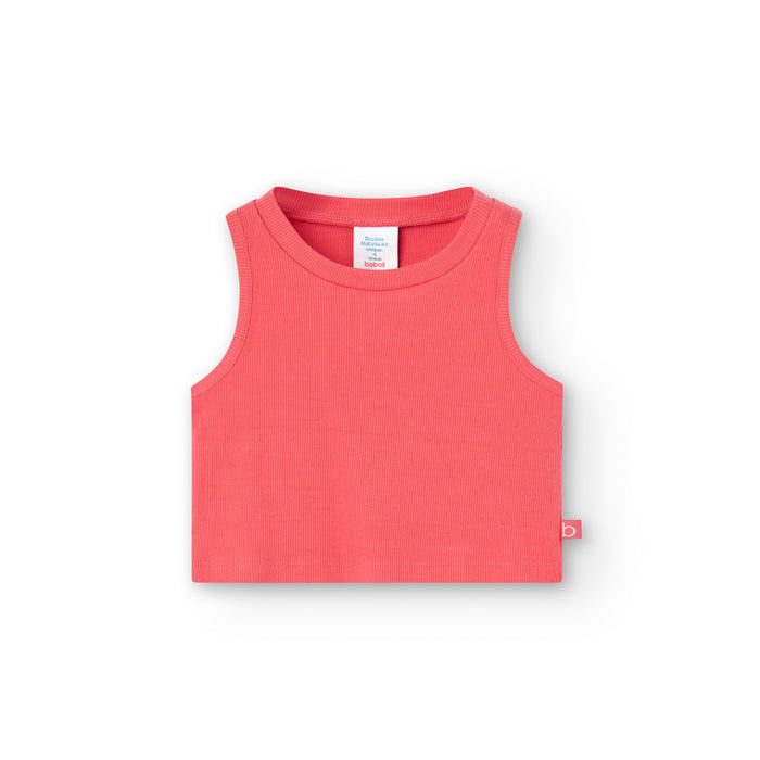 Top De Punto coral Elástico Para Niña BOBOLI