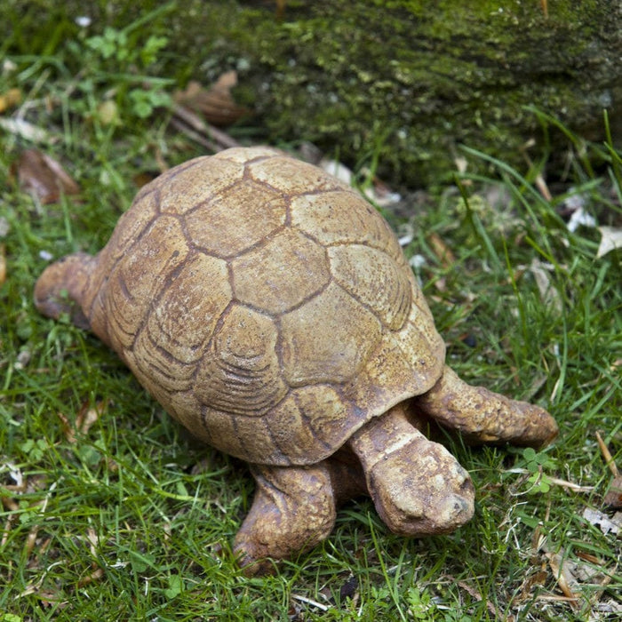 Turtle Cast Stone Garden Statue - Outdoor Art Pros