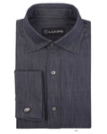 Twill Flannel Dark Blue Work Shirt