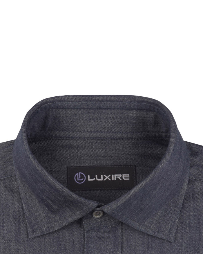 Twill Flannel Dark Blue Work Shirt
